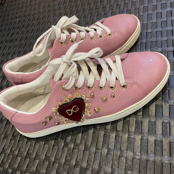 Dolce & gabbana leather sneakers size 8.5